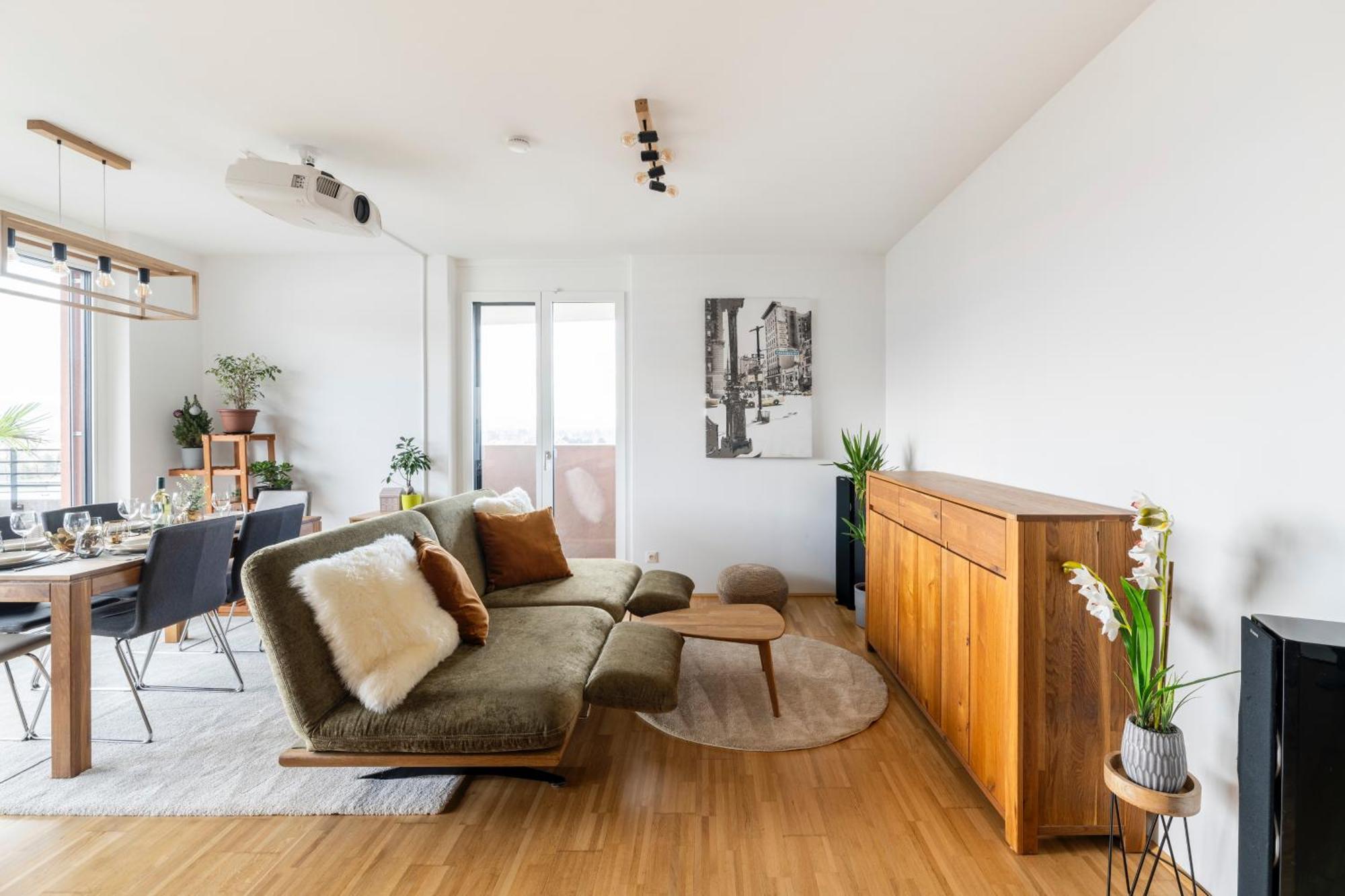 Edler Wohnraum Panoramablick 3 Sz Boxspringbetten, E-Ladestation, Kaffeevollautomat, Klima, Lift, Terrasse & 2Xtg Graz Exteriör bild